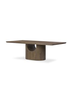 Bevie Pedestal Wood Dining Table by Four Hands