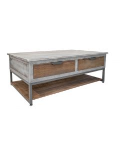 Mita Rectangular Wood Cocktail Table by International Furniture Direct