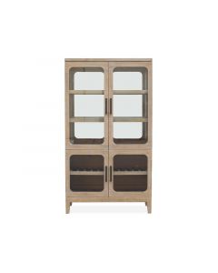 Somerset 4-Door Wood Buffet Curio by Magnussen Home