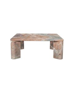 Segment Orange Lavante Marble Coffee Table by Moe's Home Collection