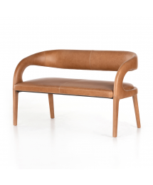 Hawkins Leather Dining Bench