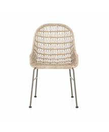 Bandera Outdoor Dining Chair in Vintage White by Four Hands