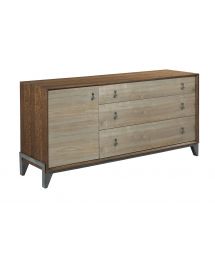 AD Modern Synergy Nouveau Maple 3-Drawer Wood Dresser by American Drew