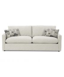 Light Beige Knumelli Stationary Upholstered Sofa with Throw Pillows by Best Home Furnishings