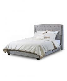 Christina Sandstone Upholstered King Bed