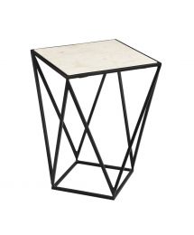 Cantelo Marble Top Side Table by Dovetail