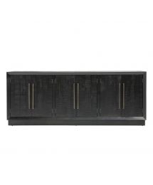 Humphreys Black 6-Door Wood Sideboard by Dovetail
