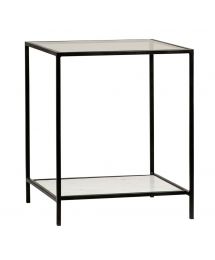 Ramos Glass & Marble End Table by Dovetail
