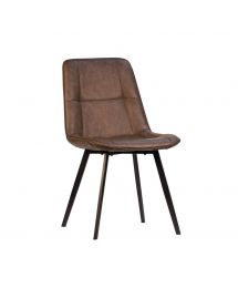 Ronald Leather Dining Chair by Dovetail