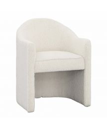 Thora Boucle Upholstered Dining Arm Chair by Dovetail