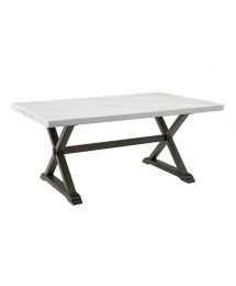 Lexi Marble Top Rectangular Dining Table by Elements