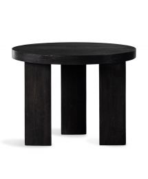 Mesa Ebony Wood End Table by Four Hands
