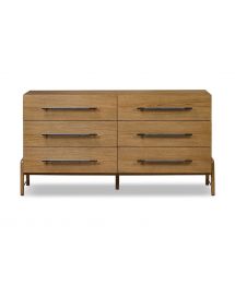 Rosedale Amber 6-Drawer Dresser