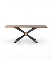 Spider Rectangular Brass Top Dining Table by Four Hands