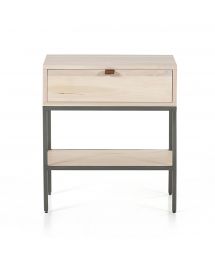 Trey Wood Nightstand in Dove Poplar by Four Hands