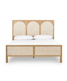 Allegra Natural Cane King Size Bed