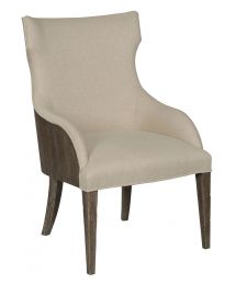 Emporium Armstrong Upholstered Wood Dining Host Chair by American Drew