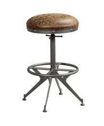 Hidden Treasures Leather Bar Stool by Hammary