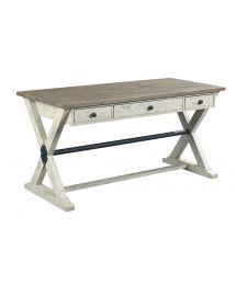 Reclamation Place Wood Trestle Desk by Hammary