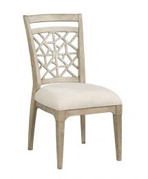Essex Wood Dining Side Chair with Upholstered Seat by American Drew