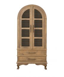 Arlette 2-Drawer 2-Door Wood Display Cabinet by International Furniture Direct