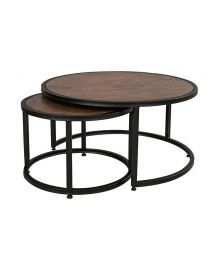 Blackburn Round Nesting Cocktail Tables by International Furniture Direct