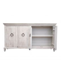 Capri Wood 4-Door Console by International Furniture Direct
