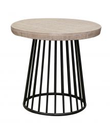 Cosala Round Wood End Table by International Furniture Direct