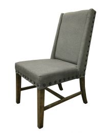 Loft Brown Upholstered Dining Side Chair by International Furniture Direct