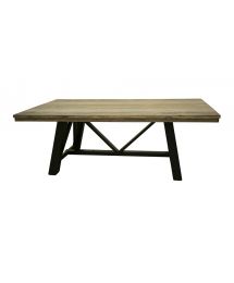 Loft Brown Rectangular Wood Dining Table by International Furniture Direct