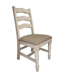 Rock Valley Wood Dining Chair with Fabric Seat by International Furniture Direct