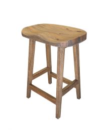Tulum Wood Counter Stool by International Furniture Direct