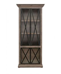 Xoan 4-Door Wood Display Cabinet by International Furniture Direct