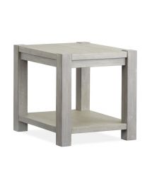 Burgess Rectangular Wood End Table by Magnussen Home