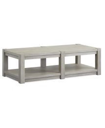 Burgess Rectangular Shelf Wood Cocktail Table by Magnussen Home