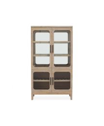 Somerset 4-Door Wood Buffet Curio by Magnussen Home