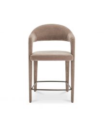 Martens Counter Stool in Camel Fabric Upholstery by Moe's Home Collection