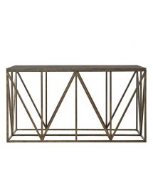 Curated Truss Metal Console Table by Universal Furniture