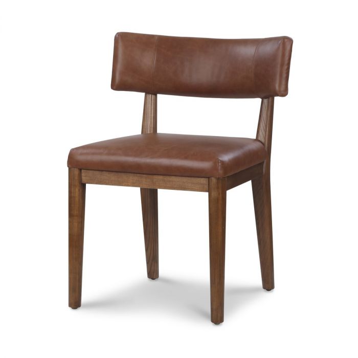 Four hands leather dining chair discount