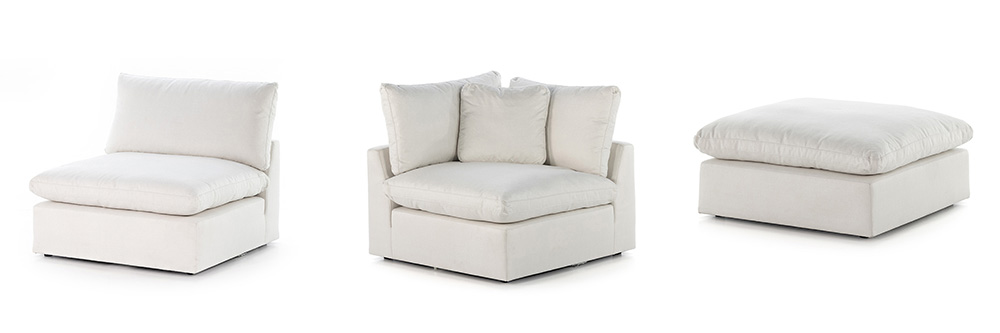 stevie sectional modular pieces in anders ivory